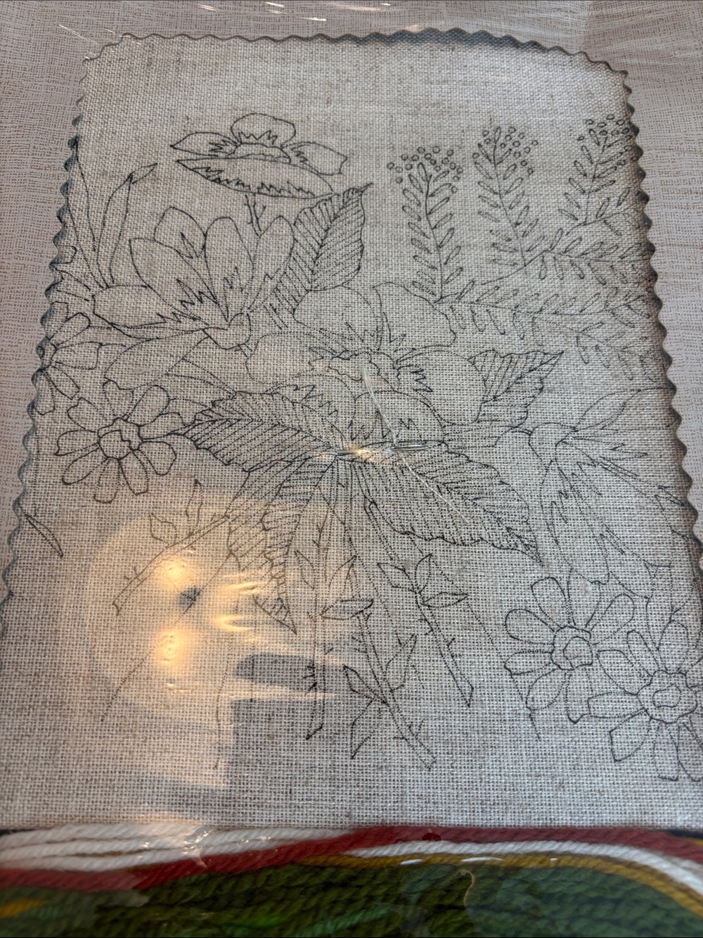 Vintage NWT Family Circle Crewel Kit "Spring Song" Floral Full Kit! Cottagecore - Picture 6 of 6